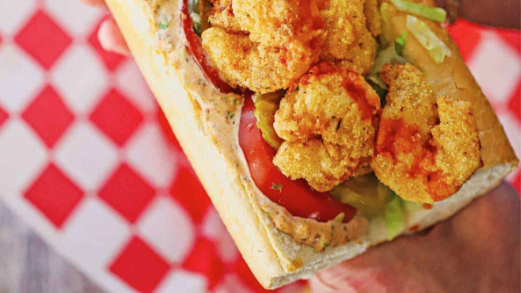 The Classic New Orleans Fried Shrimp Po'Boy