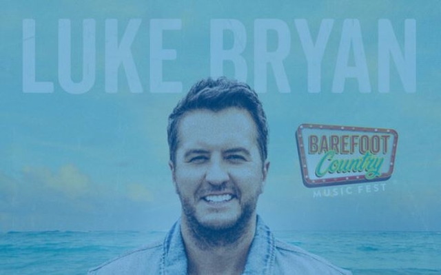 Luke Bryan Announced As Headliner For Barefoot Country Music Festival 2024