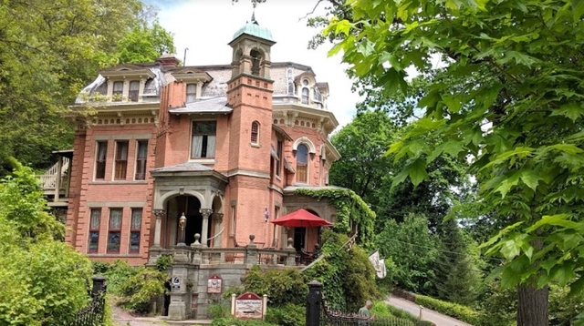 Asa Packer Mansion in Jim Thorpe, Pennsylvania