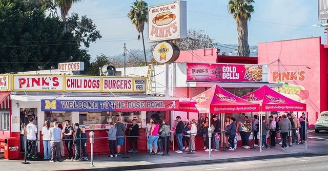 The Legendary Pinks Hot Dogs in Los Angeles, CA