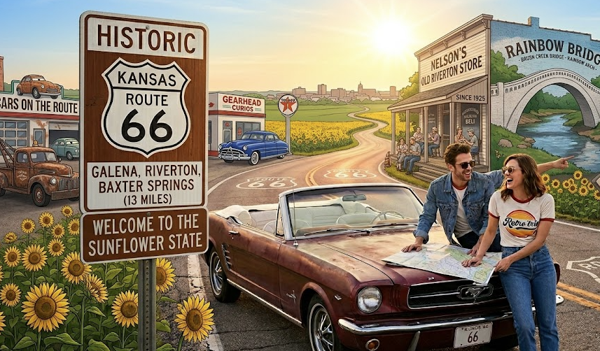 Why This 13-Mile Stretch of Kansas Is the Heart of Route 66