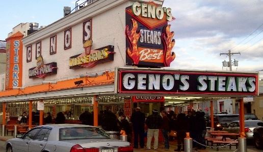 The Legendary Geno's Steaks in South Philly