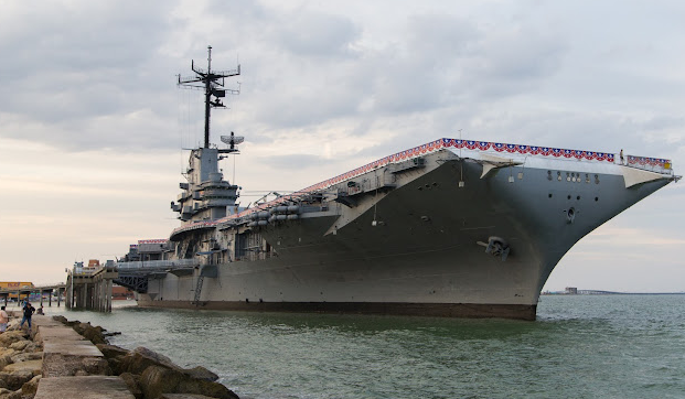 Visiting The USS Lexington in Corpus Christi